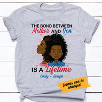 Personalized Son Forever Love BWA Mom T Shirt AG102 29O53 thumb 1