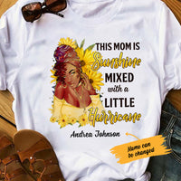 Personalized BWA Mom Sunshine Mixed T Shirt AG81 30O47 thumb 1