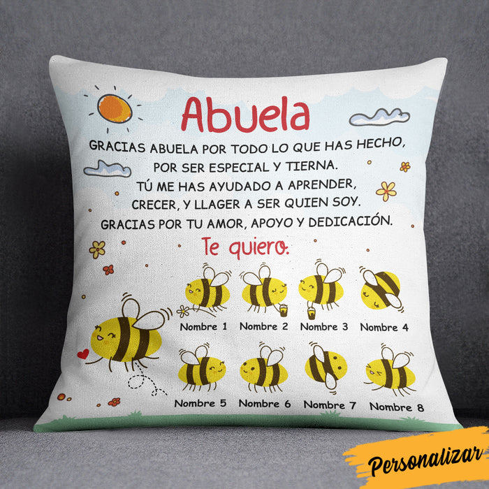 Personalized Mom Grandma Spanish Mamá Abuela Pillow AP272 67O36 (Insert Included) 1