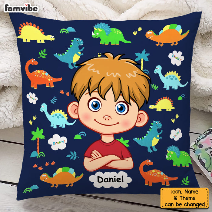 Personalized Gift For Grandson Granddaughter Background Custom Pillow 30485 1