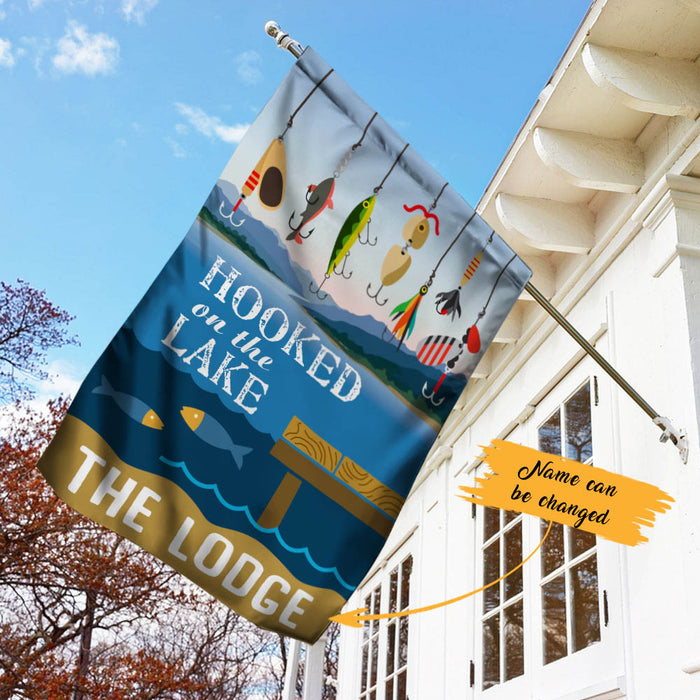 Personalized Lake Hook Garden Flag JN292 95O60 1
