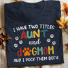 Aunt And Dog Mom T Shirt  DB2217 30O47 1