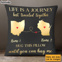 Personalized A Journey Long Distance  Pillow SB251 85O36 thumb 1