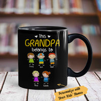 Personalized Grandpa Black Mug MY111 81O34 thumb 1