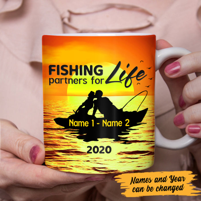 Personalized Fishing Husband & Wife Mug DB11 95O47 1