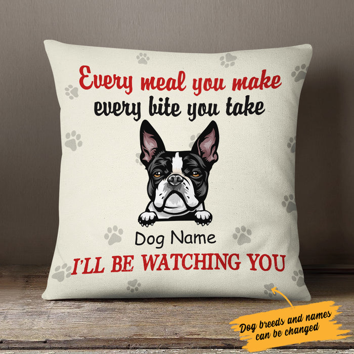 Personalized I Will Be Watching You Dog  Pillow DB31 30O34 (Insert Included) 1