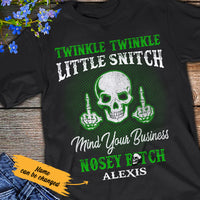 Mind Your Business Skull T Shirt JL243 85O36 thumb 1