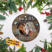 Personalized Horse Couple You And Me  Ornament SB144 73O34 thumb 1