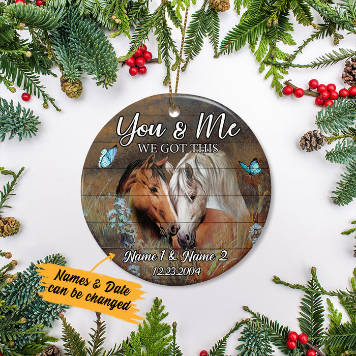 Personalized Horse Couple You And Me  Ornament SB144 73O34 1