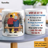 Personalized Couple Gift We Get To The End Of Our Lives Together Mug 31248 thumb 1