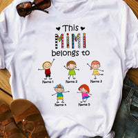 Personalized Grandma Belongs To T Shirt FB224 81O53 thumb 1