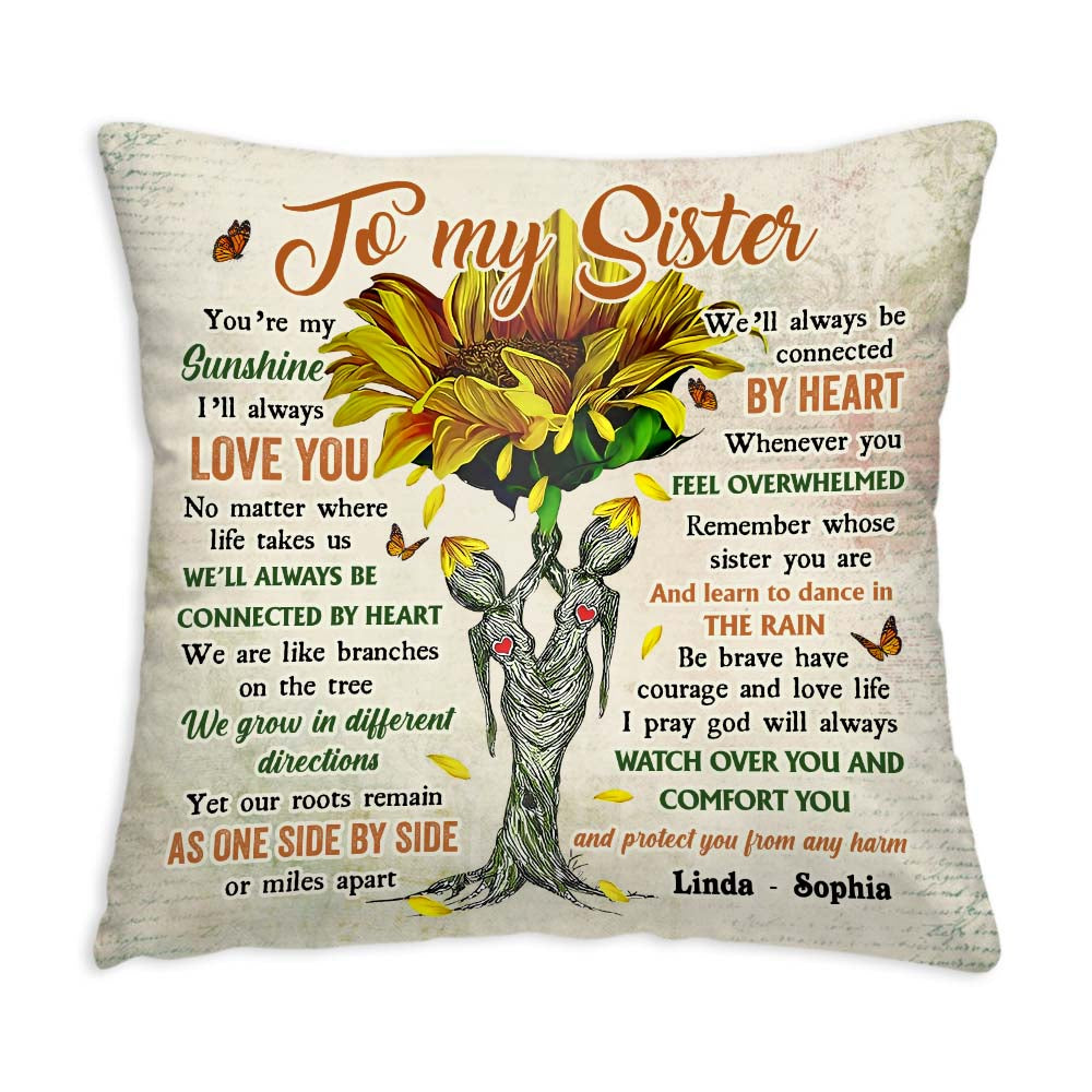 Personalized Gift For Friends To My Sister Pillow 30656 Primary Mockup