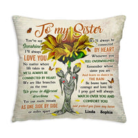 Personalized Gift For Friends To My Sister Pillow 30656 thumb 1