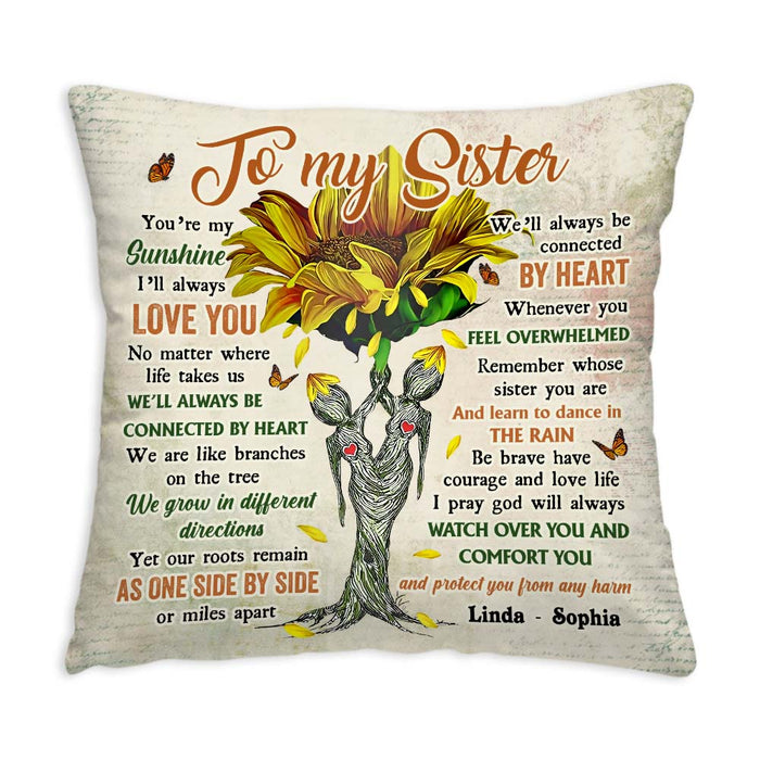Personalized Gift For Friends To My Sister Pillow 30656 1