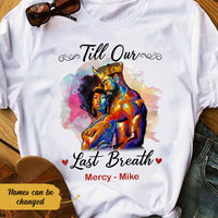Personalized BWA Couple Till Our Last Breath T Shirt AG263 30O58 thumb 1