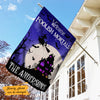 Personalized Halloween Welcome Mortals Flag JL204 30O47 1