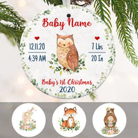 Personalized Baby First Christmas  Ornament OB71 65O57 thumb 1