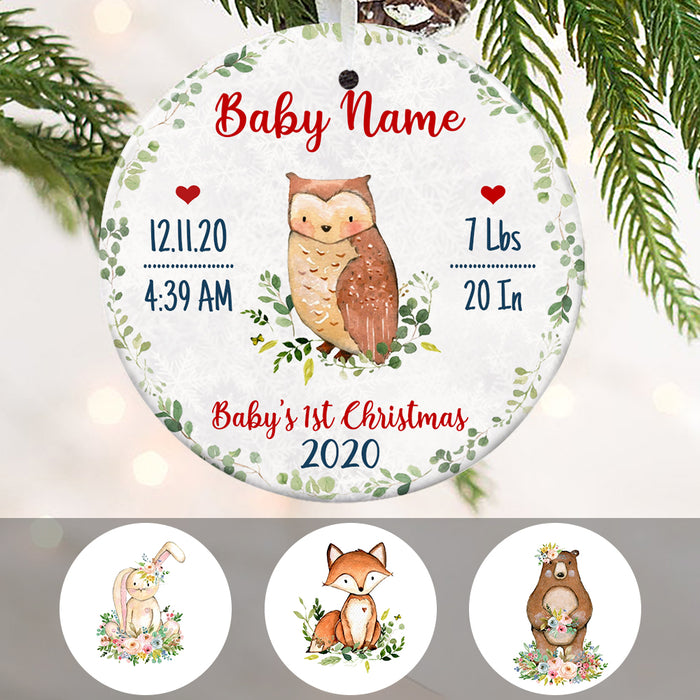 Personalized Baby First Christmas  Ornament OB71 65O57 1