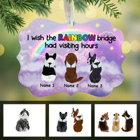 Personalized Looking Back Memorial Dog Benelux Ornament NB241 65O57 thumb 1