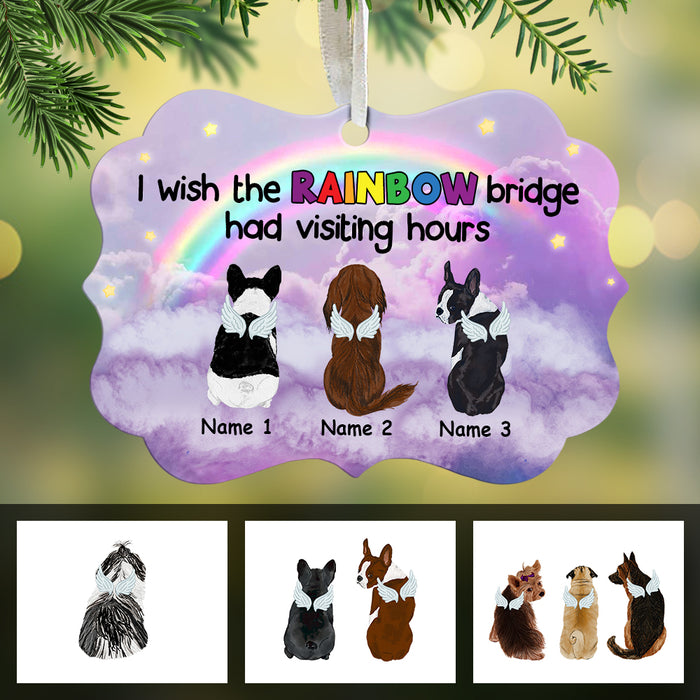 Personalized Looking Back Memorial Dog Benelux Ornament NB241 65O57 1