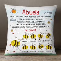 Personalized Mom Grandma Spanish Mamá Abuela Pillow AP272 67O36 (Insert Included) thumb 1