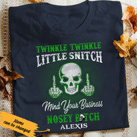 Mind Your Business Skull T Shirt JL243 85O36 thumb 1