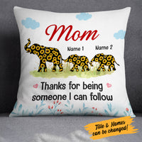 Personalized Elephant Mom Grandma Pillow AP81 26O34 (Insert Included) thumb 1