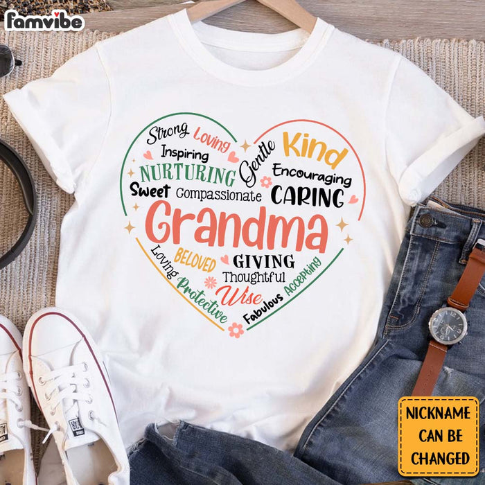 Personalized Gift For Grandma Caring Compassionate Beloved Shirt - Hoodie - Sweatshirt 30470 1