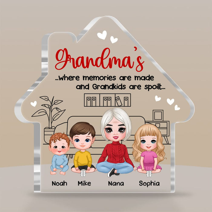 Personalized Grandma's House Keepsakes Sign Plaque 22852 1