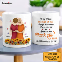 Personalized Friend Gift My Unbiological Sister Mug 30963 thumb 1