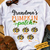 Personalized Grandma's Pumpkin Patch Fall Halloween T Shirt AG201 81O34 1
