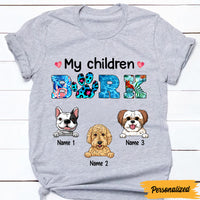 Personalized Dog Mom Children T Shirt JN223 24O47 thumb 1