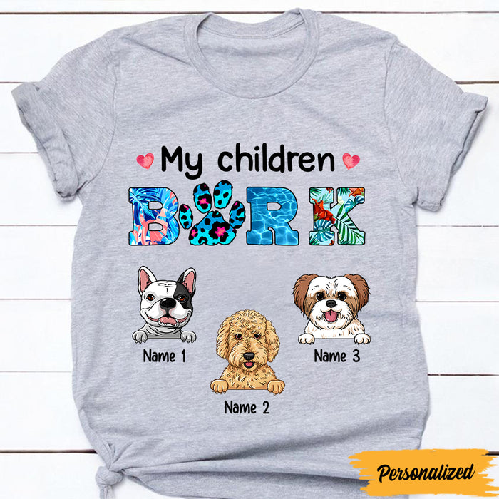 Personalized Dog Mom Children T Shirt JN223 24O47 1