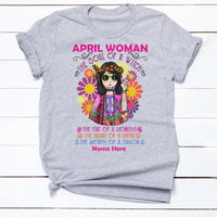 Personalized Hippie Girl T Shirt MR162 73O34 thumb 1