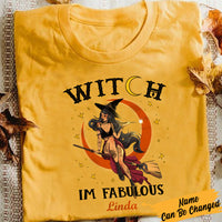 Personalized Witch Fabulous Halloween T Shirt JL223 27O57 thumb 1