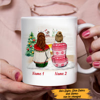 Personalized Sisters By Heart Friends MDF Mug NB91 85O47 thumb 1
