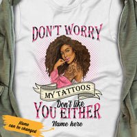 Personalized BWA Tattoos Don't Worry T Shirt AG283 26O36 thumb 1