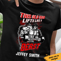 Personalized Gym Beast T Shirt JL11 95O60 thumb 1