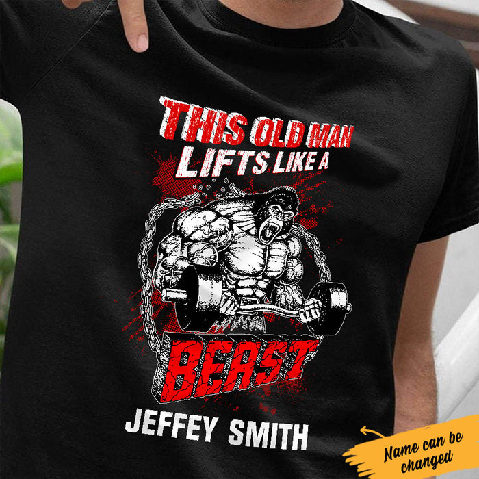 Personalized Gym Beast T Shirt JL11 95O60 1