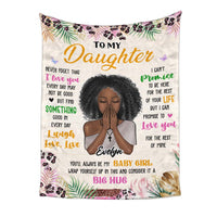 Personalized Gift For Daughter I Love You From Mom Blanket 31279 thumb 1
