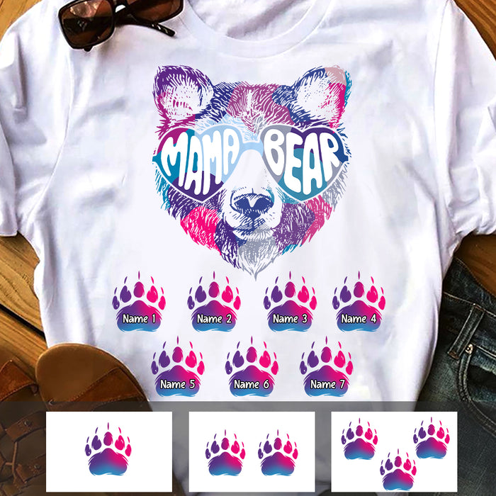 Personalized Mom Grandma Bear T Shirt MY133 30O47 1