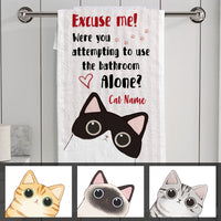 Personalized Cat Bath Towel  DB153 67O57 thumb 1