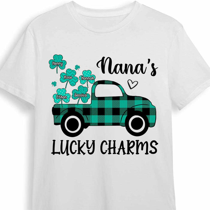 Personalized Grandma Patrick's Day T Shirt FB141 85O34 1