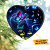 Personalized Memorial Butterfly Heart Ornament NB122 26O36 1