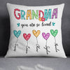 Personalized Mom Grandma So Loved Pillow MY71 30O34 (Insert Included) 1