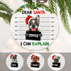 Personalized I Can Explain Dog Christmas  Ornament OB62 26O58 1