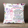 Personalized Mom Grandma To Daughter Poem Pillow MR32 81O58 (Insert Included) 1