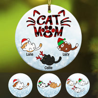 Personalized Cat Mom Christmas  Ornament OB223 95O53 thumb 1