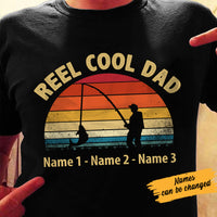 Personalized Reel Cool Dad Grandpa Fishing T Shirt MY145 81O57 thumb 1