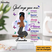 Personalized  Gift For Daughter God Says You Are Acrylic Plaque 22809 thumb 1